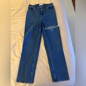 Abercrombie The 90’s Straight Ultra High Rise Curve Love